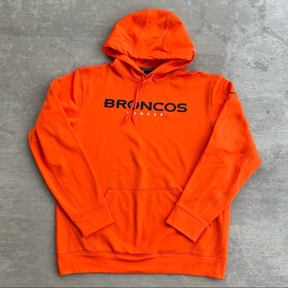 Nike Denver Broncos Therma-Fit Hoodie Sweatshirt